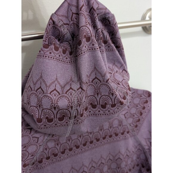 FlyLow Anna Hoody Purple Women's Sz M UPF 50 Quick Dry Athleisure - Picture 7 of 12